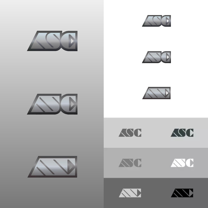 Copy of ASC Letter Form Logo Design - logo letter ASC | PosterMyWall