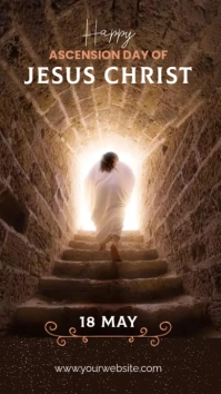 ascension day template Instagram Story