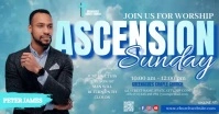 ascension sunday service church design ad Изображение, которым поделились на Facebook template