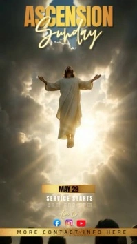 Ascension Sunday Video Template Instagram Story