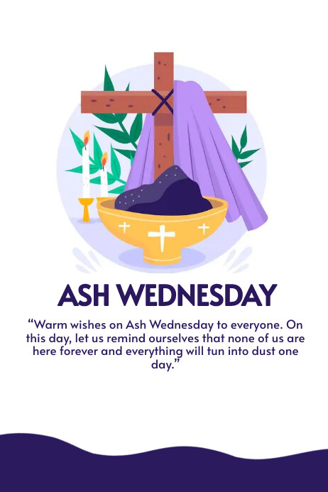 ash wednesday Template | PosterMyWall