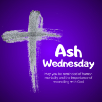 Ash Wednesday Template PosterMyWall