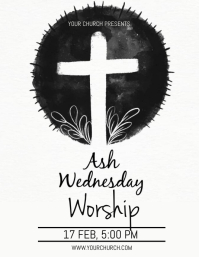 Ash Wednesday Template | PosterMyWall Ash Wednesday Template | PosterMyWall