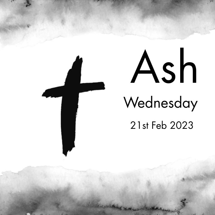 Ash Wednesday Template PosterMyWall