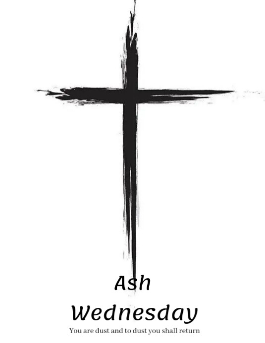 Ash Wednesday Template PosterMyWall