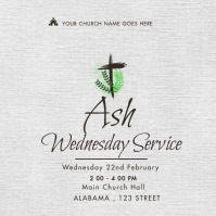 ash Wednesday Template | PosterMyWall