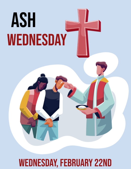 Ash Wednesday Template PosterMyWall