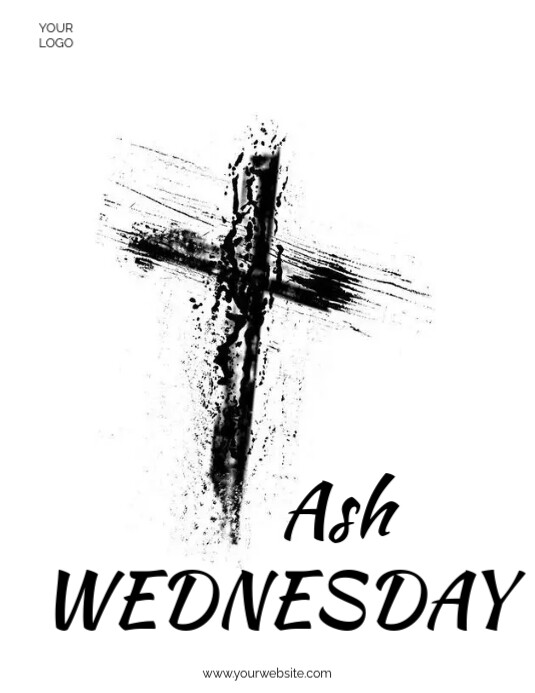 Ash Wednesday Template PosterMyWall