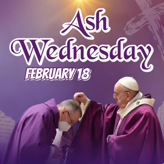 Copy of Ash Wednesday Instagram Post | PosterMyWall
