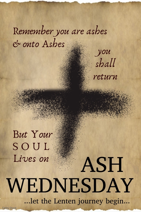 Copy of Ash Wednesday Poster (1) | PosterMyWall