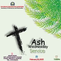 Ash Wednesday Template PosterMyWall