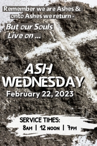 Ash Wednesday Template | PosterMyWall