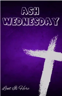 Ash Wednesday Template Tabloid