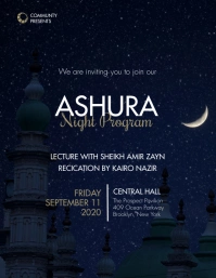 Ashura Night Flyer Template Iflaya (Incwadi ye-US)