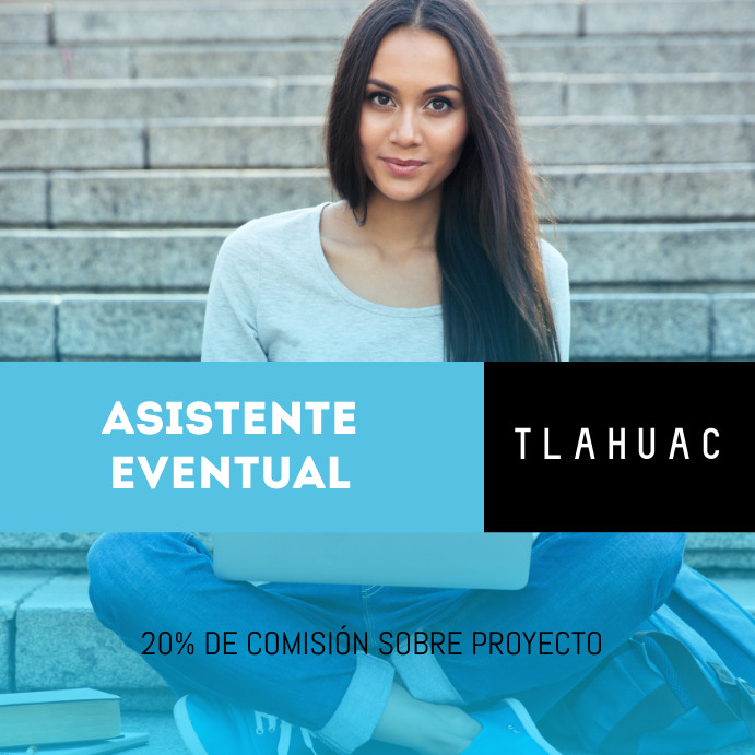 ASISTENTE EVENTUAL 22 Instagram Post template