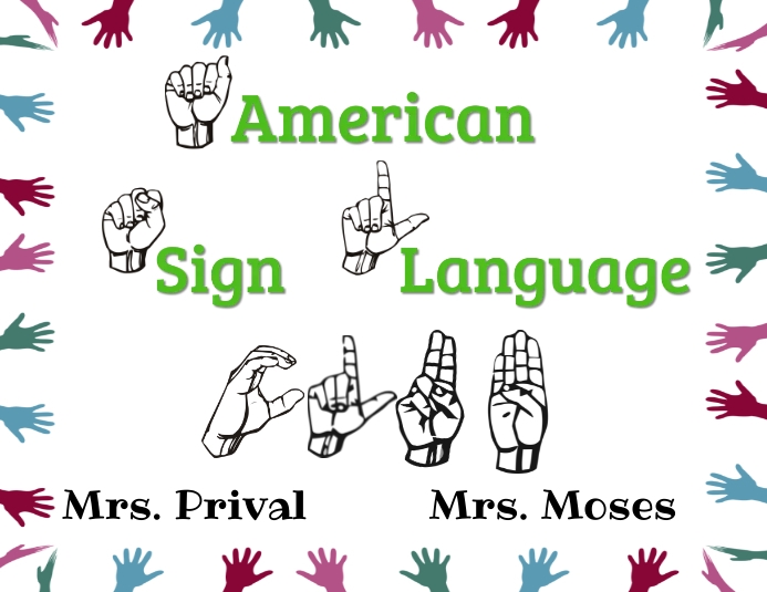 Asl Posts ASL club Template | PosterMyWall