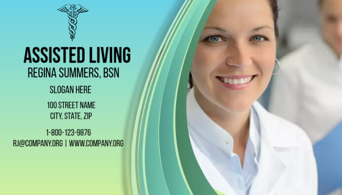 Assisted Living Business Card