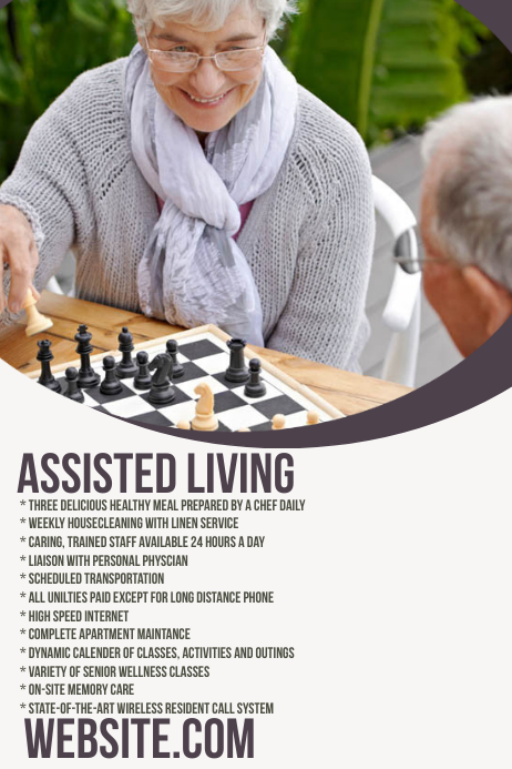 Assisted Living Business Flyer Template | PosterMyWall