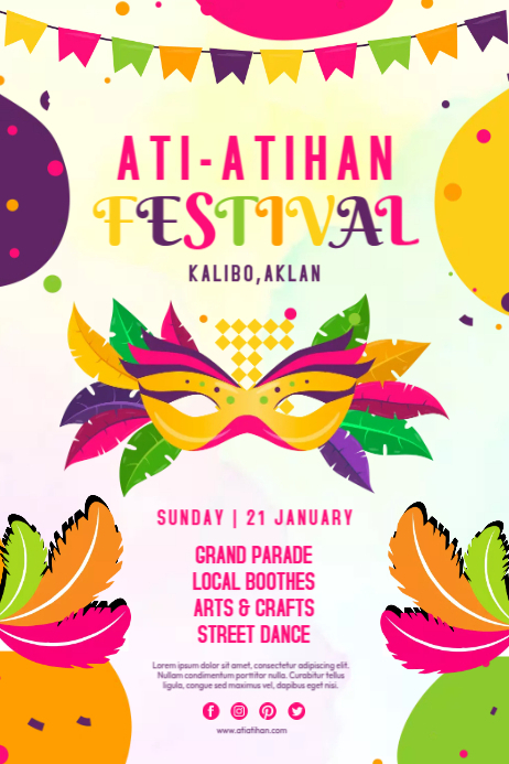 Ati Designs Ati-Atihan Festival Template | PosterMyWall
