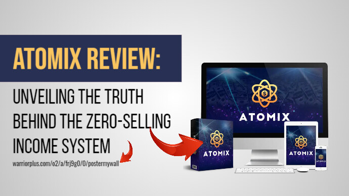 Atomix review YouTube-thumbnail template