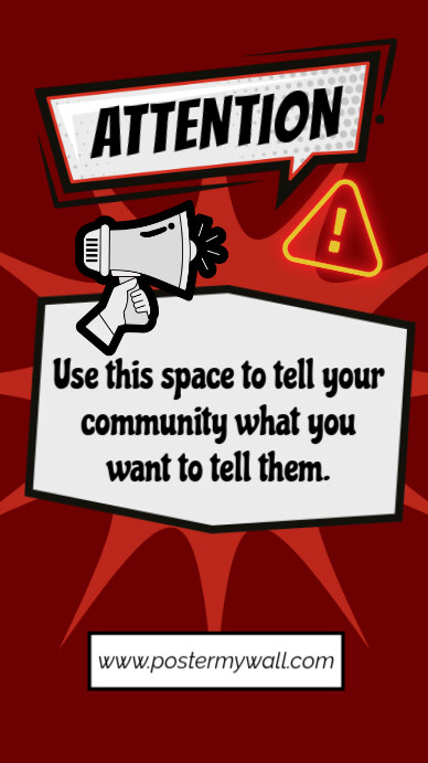 Attention ! Instagram Story template