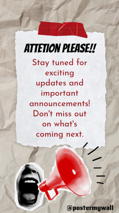 Attention Please Instagram Story template