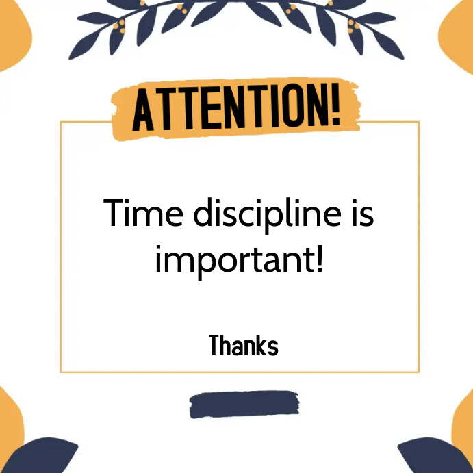 Attention templates Instagram Post