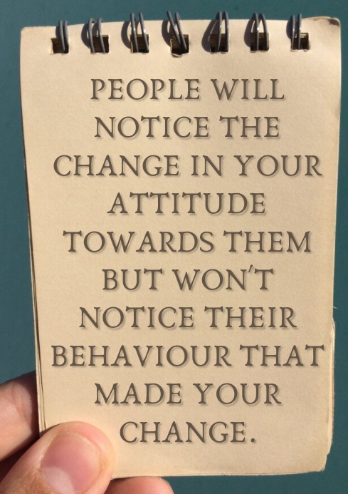 ATTITUDE AND BEHAVIOUR QUOTE TEMPLATE | PosterMyWall