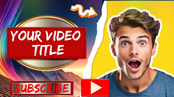 Attractive Video Thumbnail Design Youtube Template | PosterMyWall