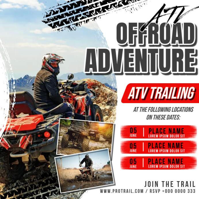 ATV Offroad Adventure Template | PosterMyWall