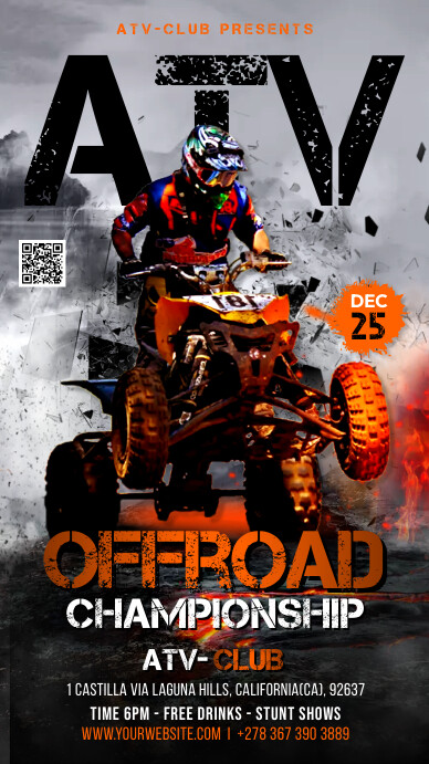 atv offroad championship Template | PosterMyWall