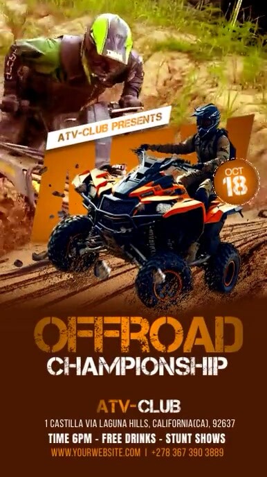 atv offroad championship Template | PosterMyWall