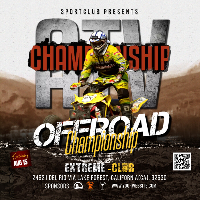atv offroad championship Template | PosterMyWall
