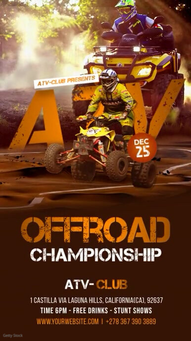atv offroad championship Template | PosterMyWall