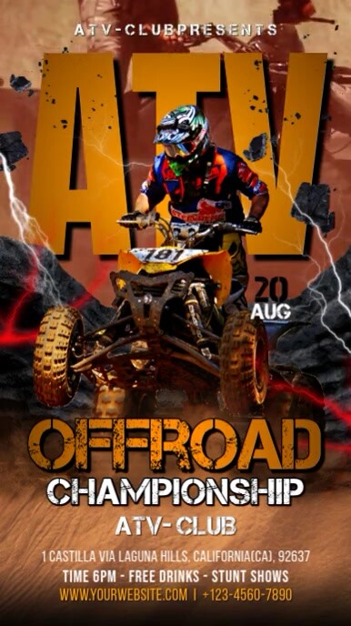 atv offroad championship Template | PosterMyWall