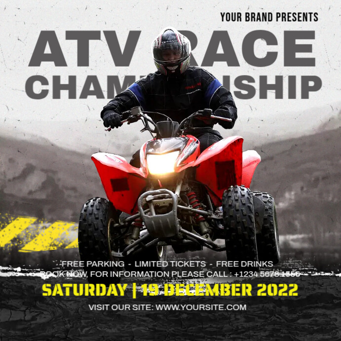 ATV Race Ads Template | PosterMyWall