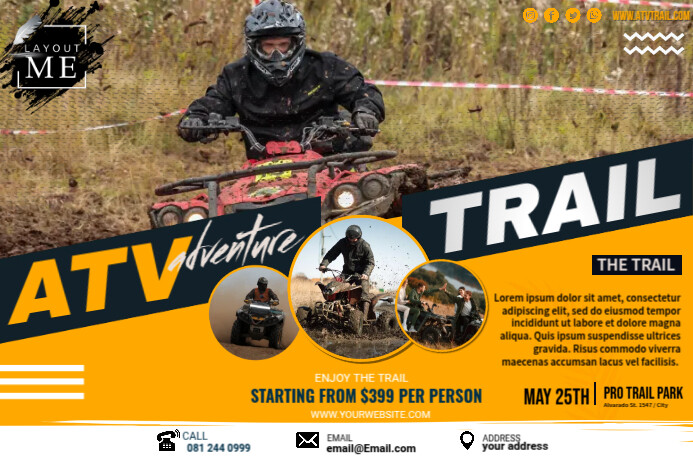 Atv Trail Adventure Template | PosterMyWall