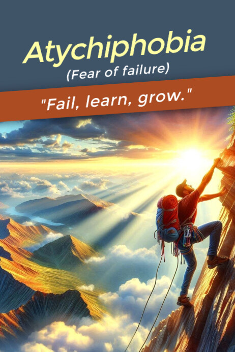 Atychiphobia Poster template