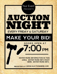 140 Auction Customizable Design Templates Postermywall