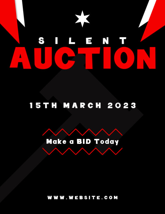 AUCTION FLYER TEMPLATE PosterMyWall