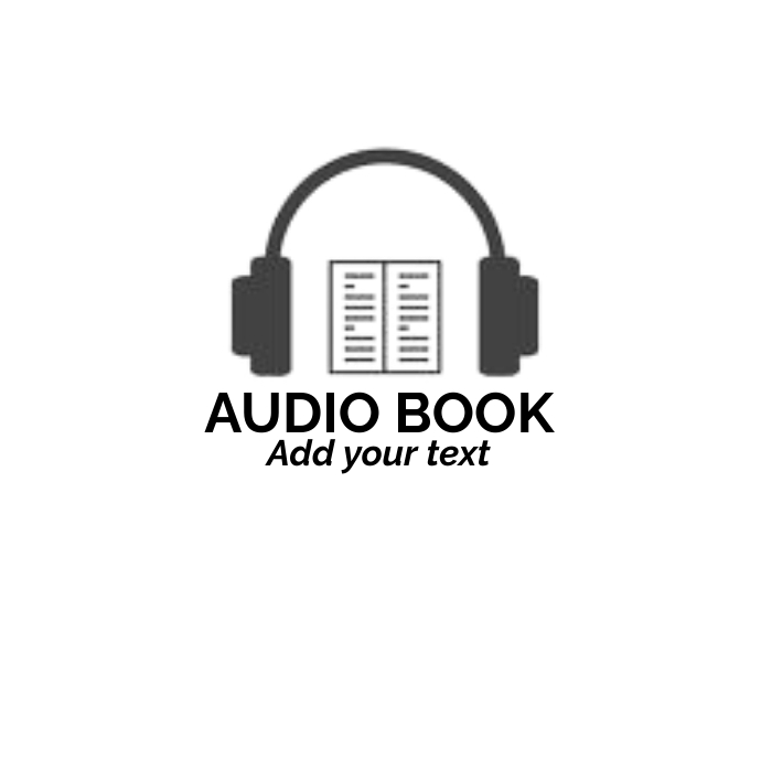 audio book logo Template PosterMyWall