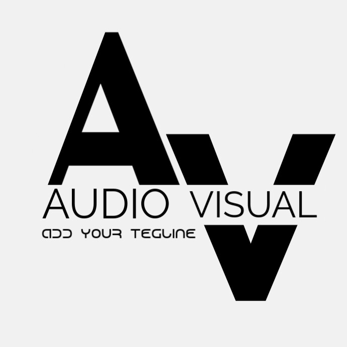 Copy of AUDIO VISUAL LOGO | PosterMyWall