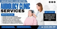 Audiology Clinic Services auf Facebook geteiltes Bild template