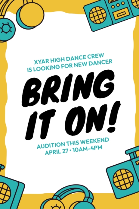 Audition Template | PosterMyWall