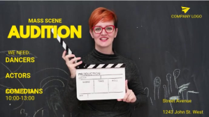 Audition Digital Display Ad Template 数字显示屏 (16:9)