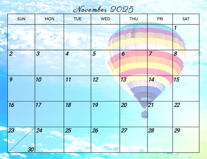 August 2024 calendar planner 传单(美国信函) template