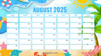 August Presentation (16:9) template
