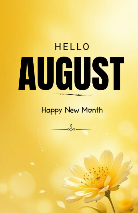 August Tabloid template