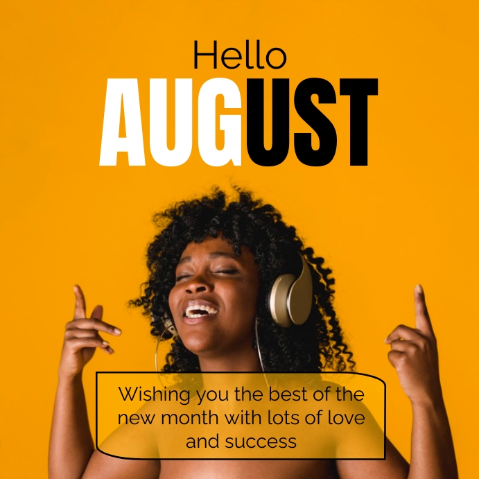 Aug Fall Posts August Template | PosterMyWall