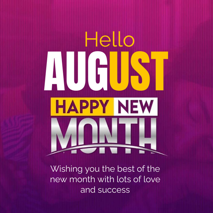 Aug Fall Posts August Template | PosterMyWall